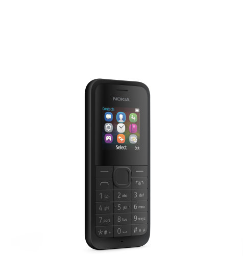 Nokia 105 Dual SIM: crni