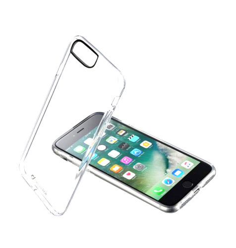 Cellularline plastična zaštita za uređaj iPhone 7/8/SE2: prozirna