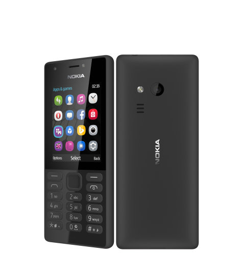 Nokia 216 Dual SIM: crna