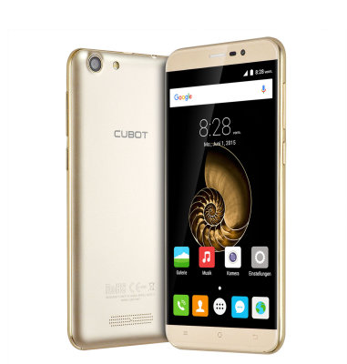 Cubot Note S Dual SIM: zlatni