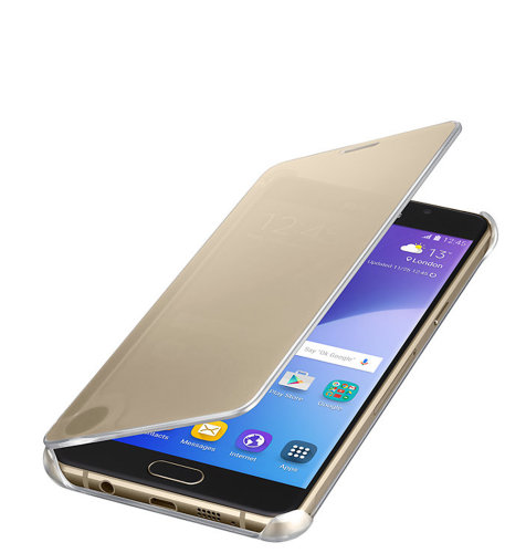 Samsung Galaxy A5 (A510) Clear View Cover torbica zlatna