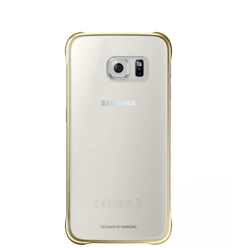 Samsung Galaxy S6 Clear Cover torbica zlatna