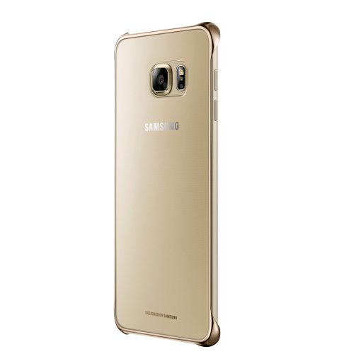 Samsung Galaxy S6 Edge plus Clear Cover torbica zlatna