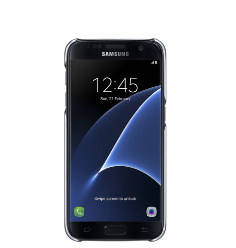 Samsung Galaxy S7 Clear Cover torbica crna