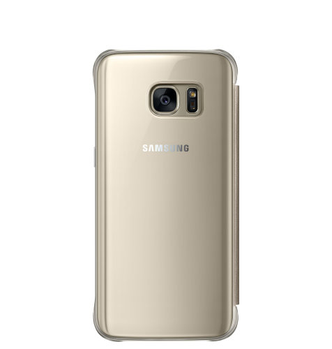 Samsung Galaxy S7 Clear View Cover torbica zlatna