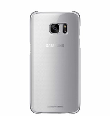 Samsung Galaxy S7 Edge Clear Cover torbica srebrna