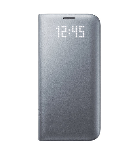 Samsung Galaxy S7 Edge LED View Cover torbica srebrna