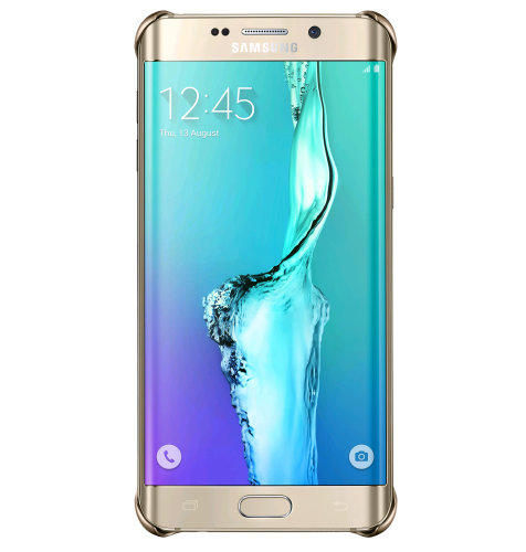 Samsung Galaxy S6 Edge plus Clear View Cover torbica zlatna