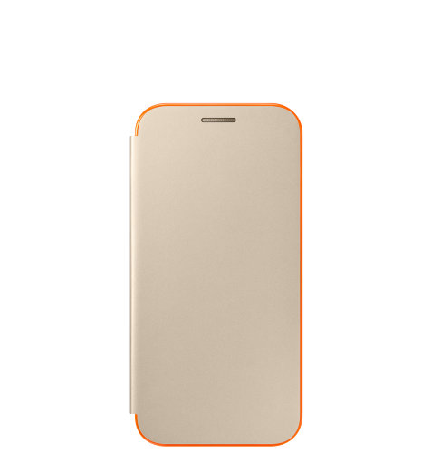 Samsung Galaxy A3 (A320) Neon Flip Cover torbica zlatna