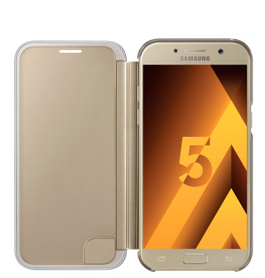 Samsung Galaxy A5 (A520) Clear View Cover torbica zlatna