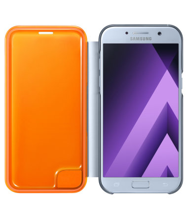 Samsung Galaxy A5 (A520) Neon Flip Cover torbica plava