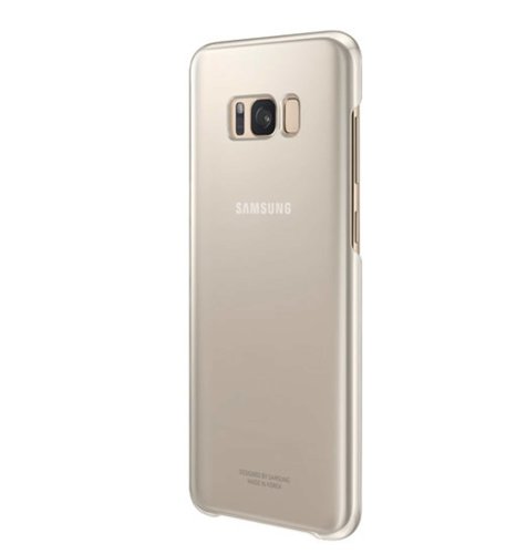 Samsung Galaxy S8+ clear cover torbica: zlatna
