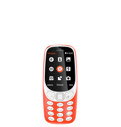 Nokia 3310 (2017) Single SIM: crvena