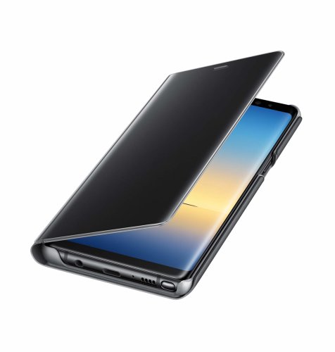 Samsung Galaxy Note 8 clear view standing cover torbica: crna