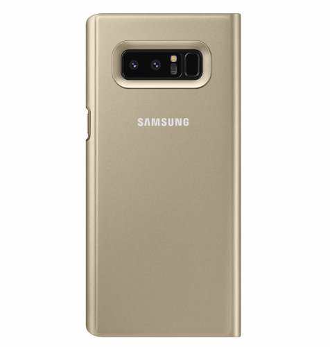 Samsung Galaxy Note 8 clear view standing cover torbica: zlatna