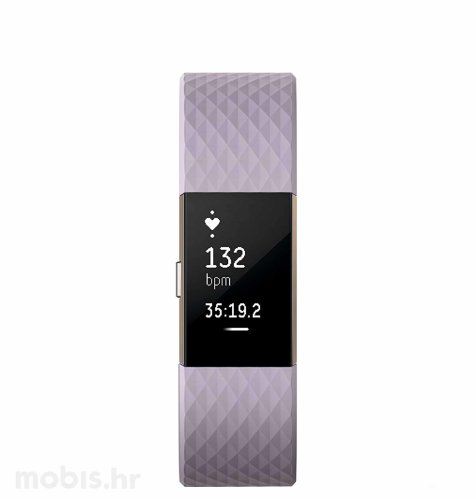 Fitbit Charge 2 specijalna boja S: rozo zlatna