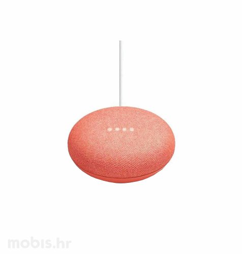 Google Home mini bluetooth zvučnik: crveni