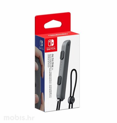 Nintendo Switch Joy-Con Strap sigurnosna vezica: siva