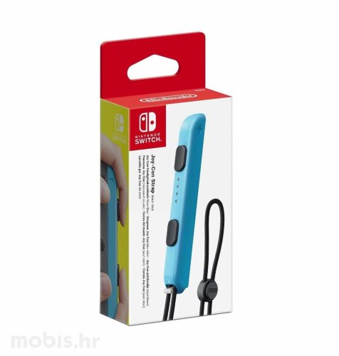 Nintendo Switch Joy-Con Strap sigurnosna vezica: neon plava