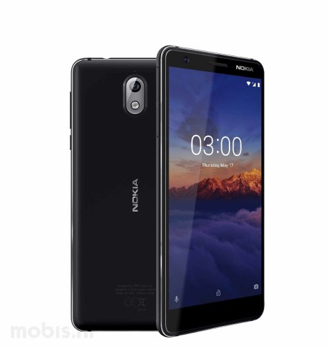 OUTLET: Nokia 3.1 2GB/16GB Dual SIM: crna