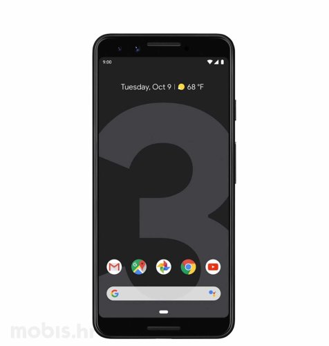 Google Pixel 3: crni