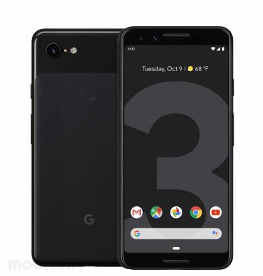 Google Pixel 3: crni