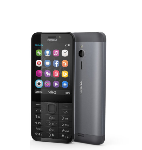 Nokia 230: tamno srebrna