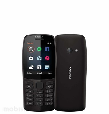 Nokia 210 Dual SIM: crna