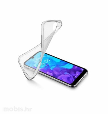 Cellularline silikonska maskica za uređaj Huawei Y5 2019: prozirna