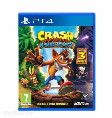 Crash Bandicoot N. Sane Trilogy 2.0 igra za PS4