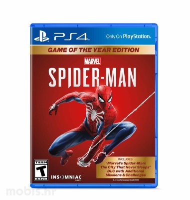 Marvel's Spiderman Game Of The Year igra za PS4