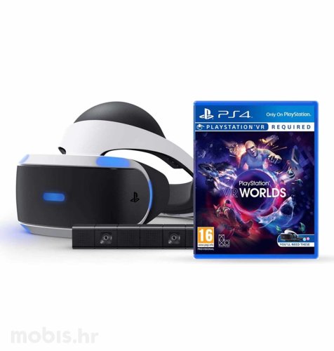 PlayStation VR + VR Worlds VCH + kamera v2/PSVR Mk4