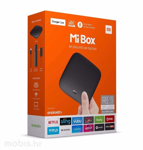 Xiaomi Mi TV Box S 4K: crni