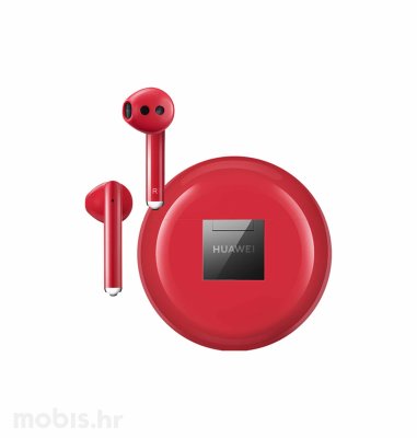 Huawei Freebuds 3 slušalice: crvene