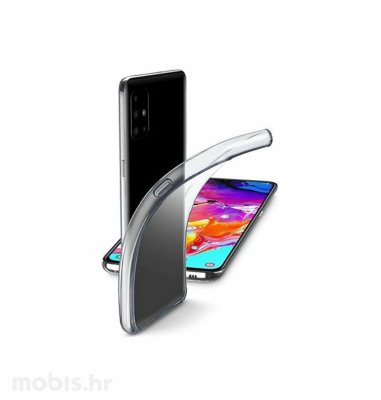 Cellularline silikonska maskica za Samsung Galaxy A71: prozirna