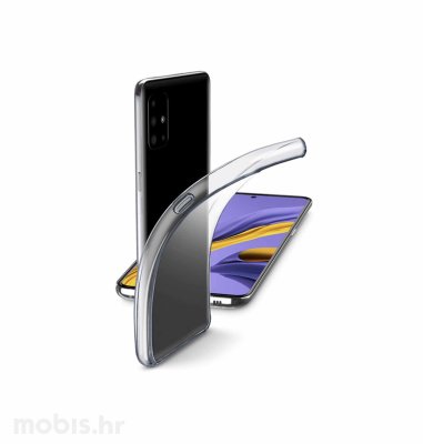 Cellularline silikonska maskica za Samsung Galaxy A51: prozirna