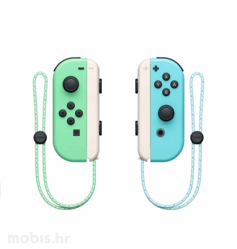 Nintendo Switch Joy-Con Had: zelena i plava + Animals Crossing New Horizons