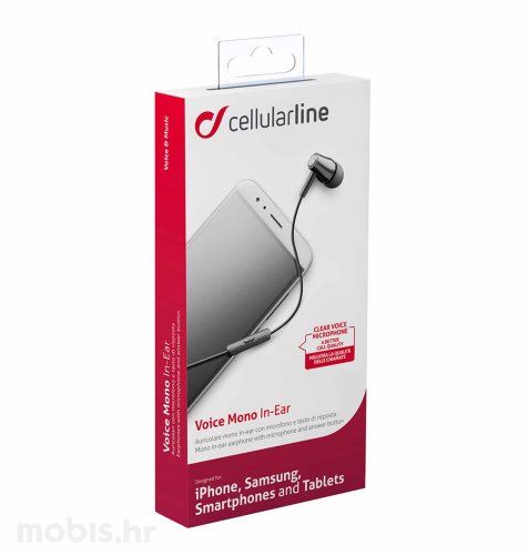 Cellular line ACL slušalice Classic: crne