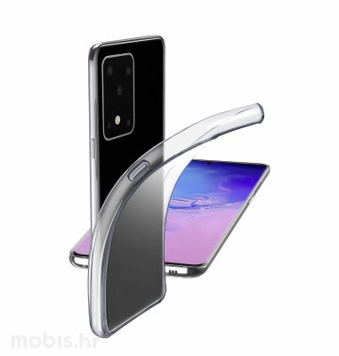 Cellularline silikonska zaštita za uređaj Samsung Galaxy S20 Ultra: prozirna