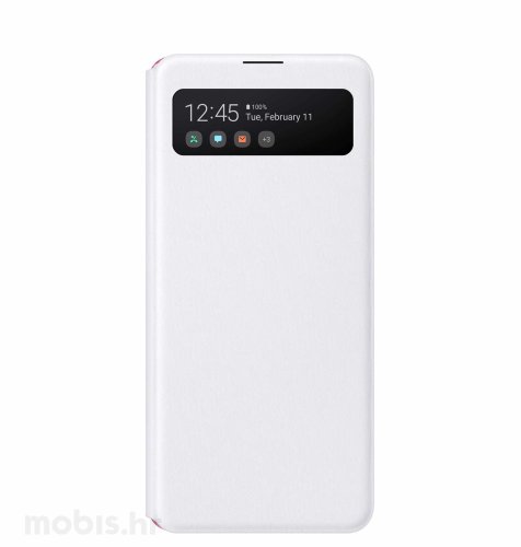 S View preklopna maska za uređaj Samsung Galaxy A41: bijela