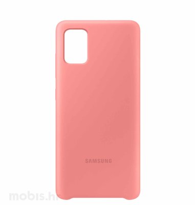 Silikonska maska za uređaj Samsung Galaxy A51: roza