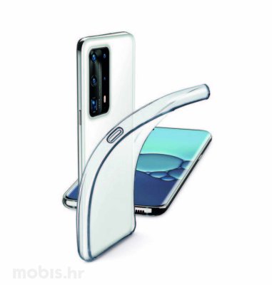 Cellularline silikonska zaštita za uređaj Huawei P40: prozirna