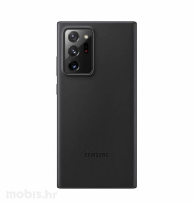 Kožna maska za Samsung Galaxy Note 20 Ultra: crna