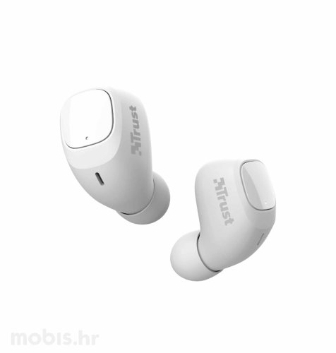 Trust Nika Compact bežične slušalice: bijele
