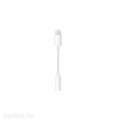 MaxMobile adapter za iPhone Lightning – 3.5mm: bijeli