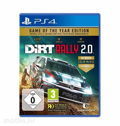 Dirt Rally 2.0 GOTY igra za PS4