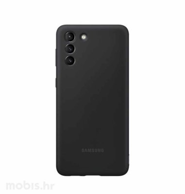 Silikonska zaštita za Samsung Galaxy S21: crna