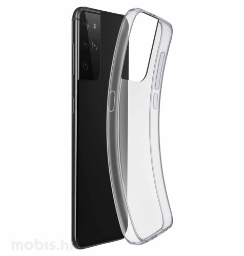 Cellularline silikonska zaštita za Samsung Galaxy S21 Ultra: prozirna