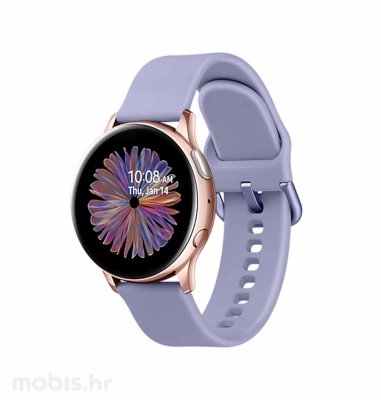 Samsung R830 Galaxy Watch Active 2 40mm: rozo-zlatni sa ljubičastim remenom