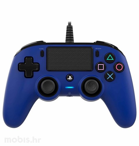 Bigben Nacon PS4 žičani kontroler: plavi
